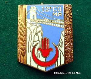 Intendance- 12e COMA- Constantine